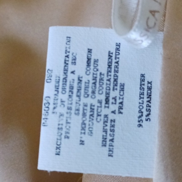 VINTAGE Jessica McClintock Gold Strapless Mini Dress, 80s Prom Queen, Size 4 - Picture 9 of 11